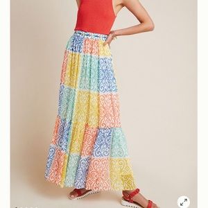 Anthropologie ALINA MAXI SKIRT